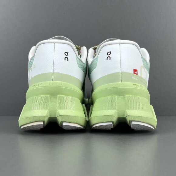 On Cloudmonster cushioned  Men Green Sneakers - Picture 11 of 12